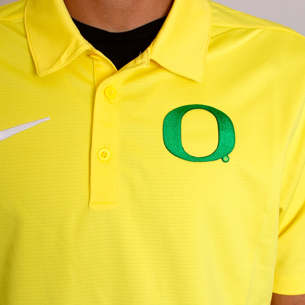 Classic Oregon O, Nike, Yellow, Polo, Performance/Dri-FIT, Men, Franchise, Shirt, 792266